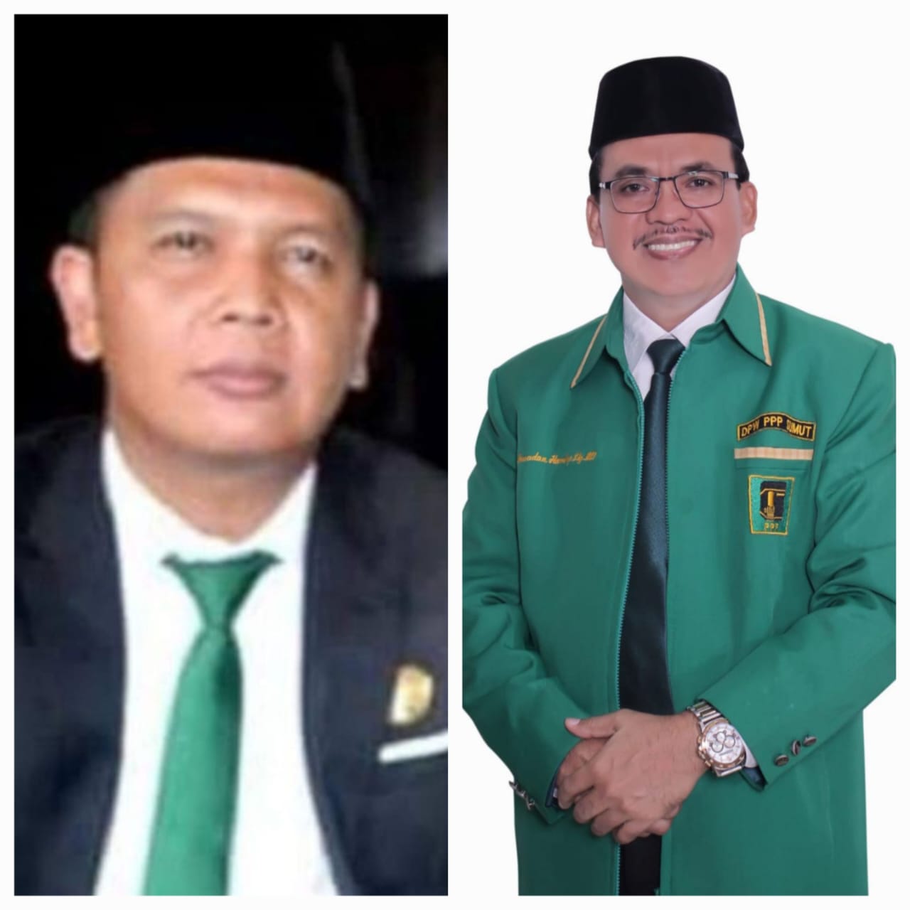 Teks foto.ist 
Raja Parlindungan Nasution dan Ahmadan Harahap